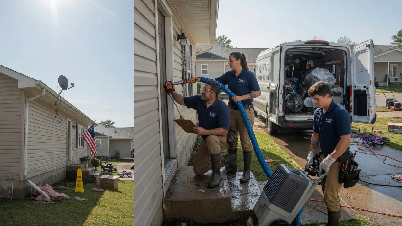 Ceiling Water Damage Restoration in Fernwood, MS near me
